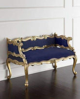 Wooden Twist Engrave 2 Seater Bench